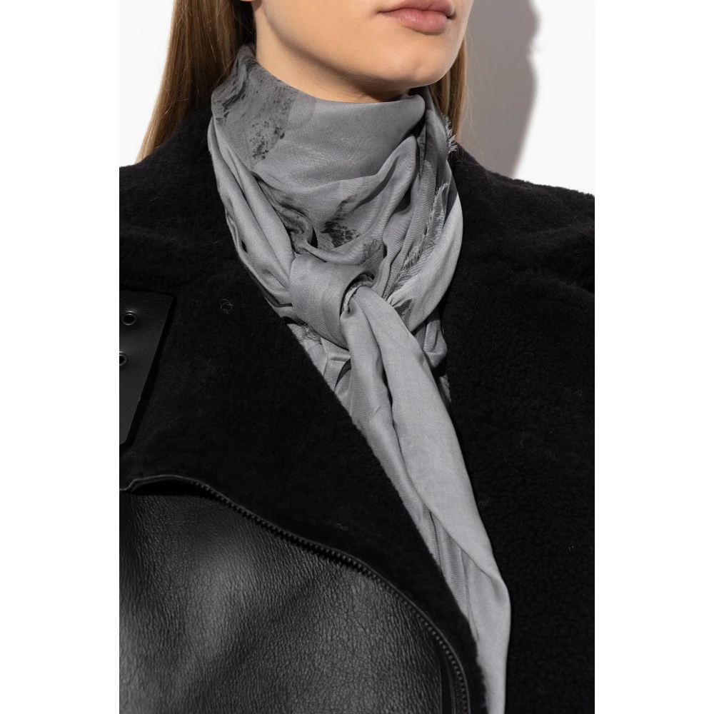 AllSaints Sjaal Floreo Gray Dames