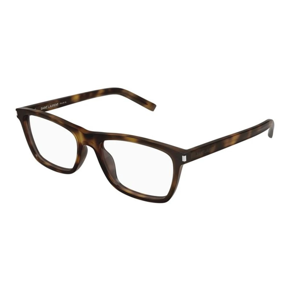 Saint Laurent Men's Brown Glasses, 56 Mm, Optical Frame