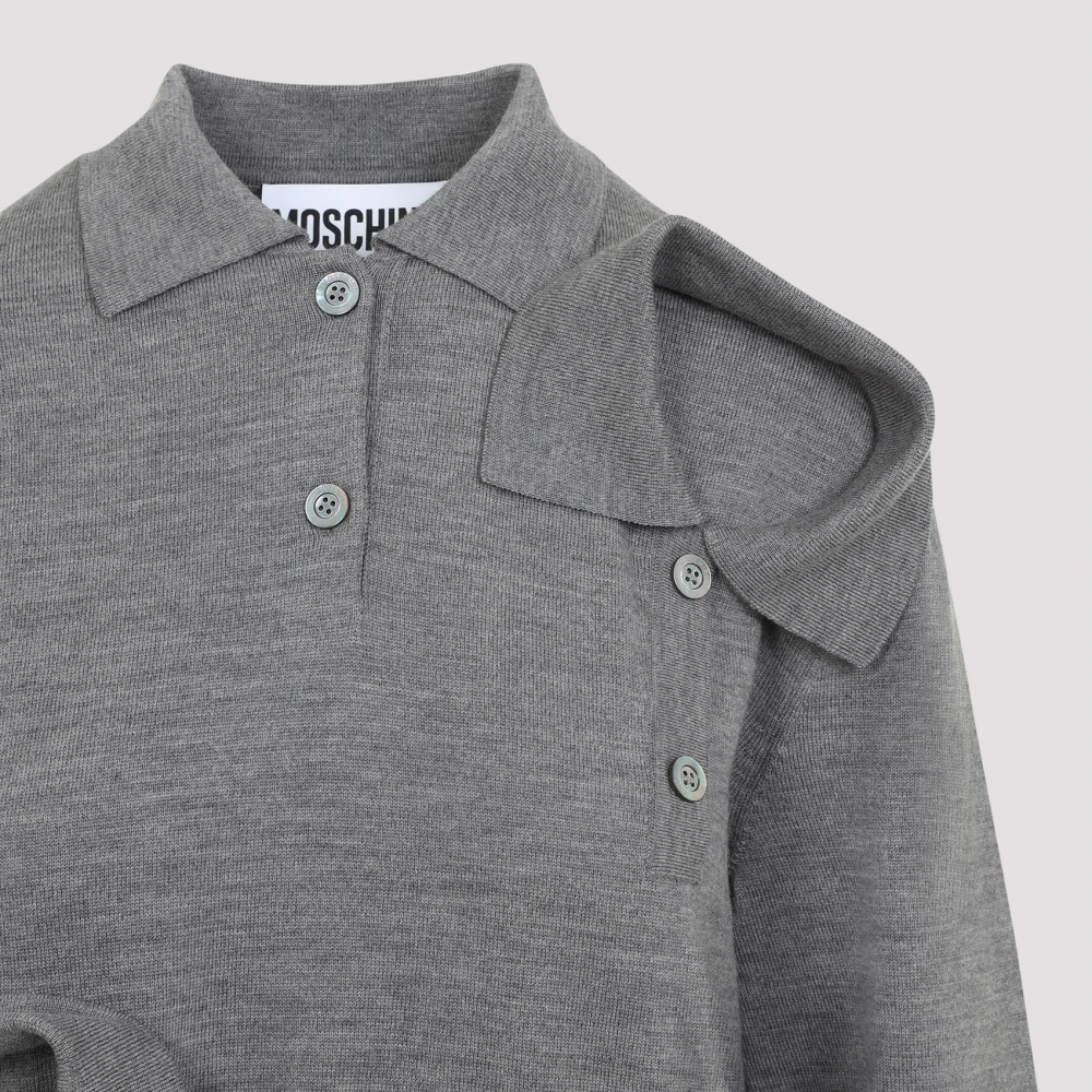 Moschino Grijze Sweater met Stijl 0485 Gray Dames