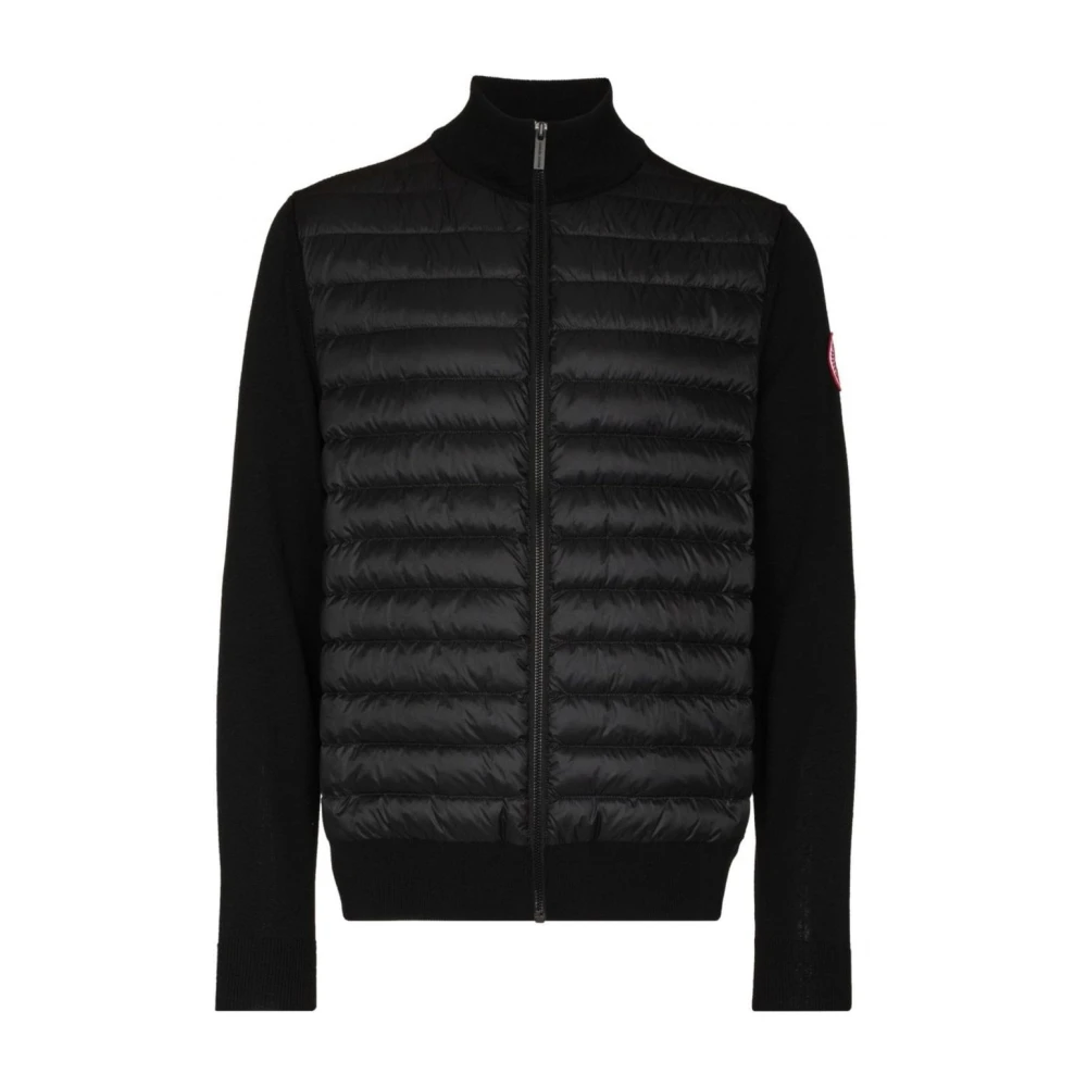 Canada Goose Hybridge Knit Packable Jacket in Zwart Black Heren
