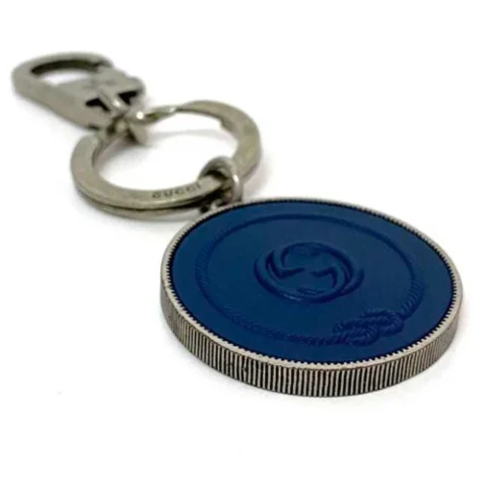Gucci Vintage Pre-owned Rubber key-holders Blue Unisex