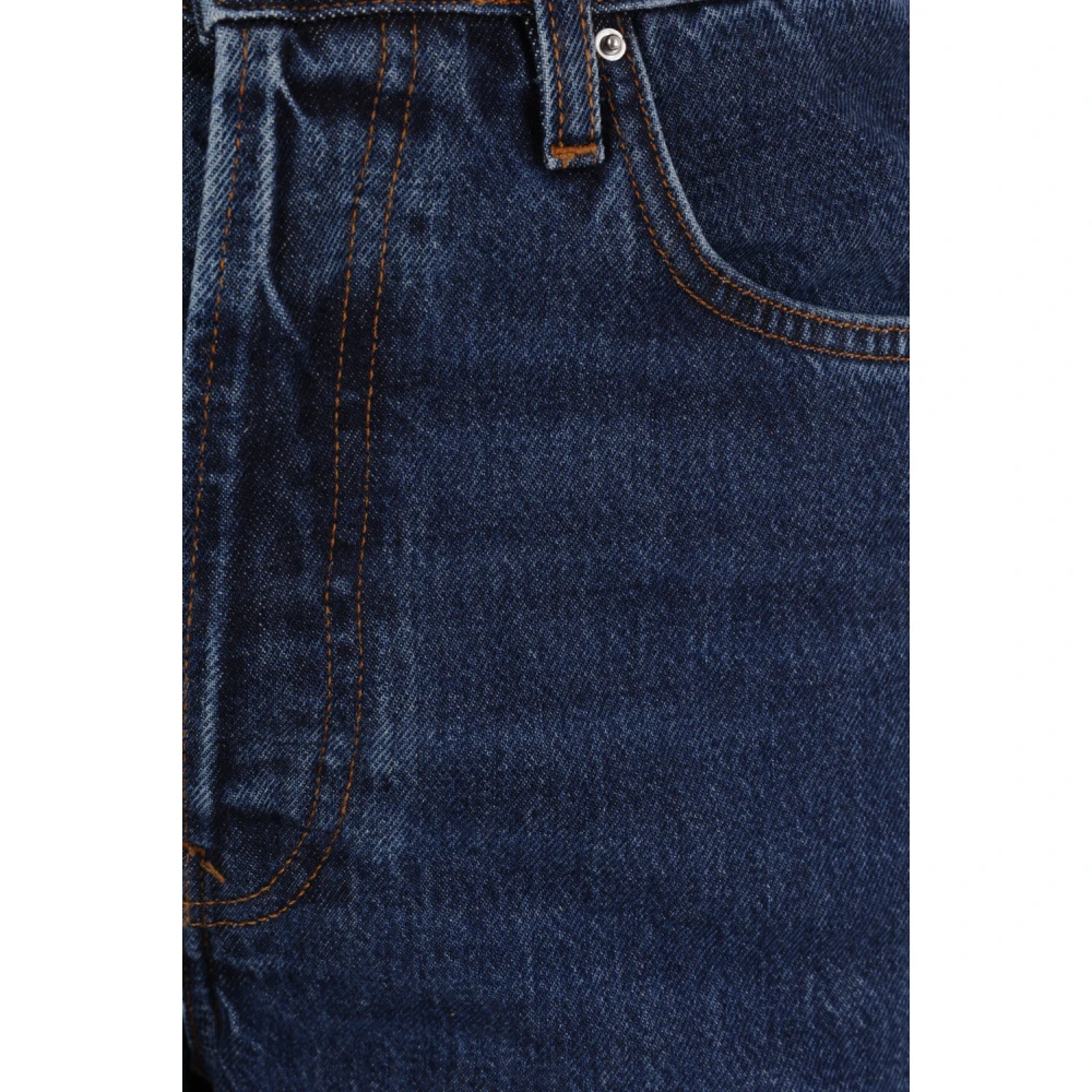 TotêMe Blauwe Straight Leg Jeans Blue Dames