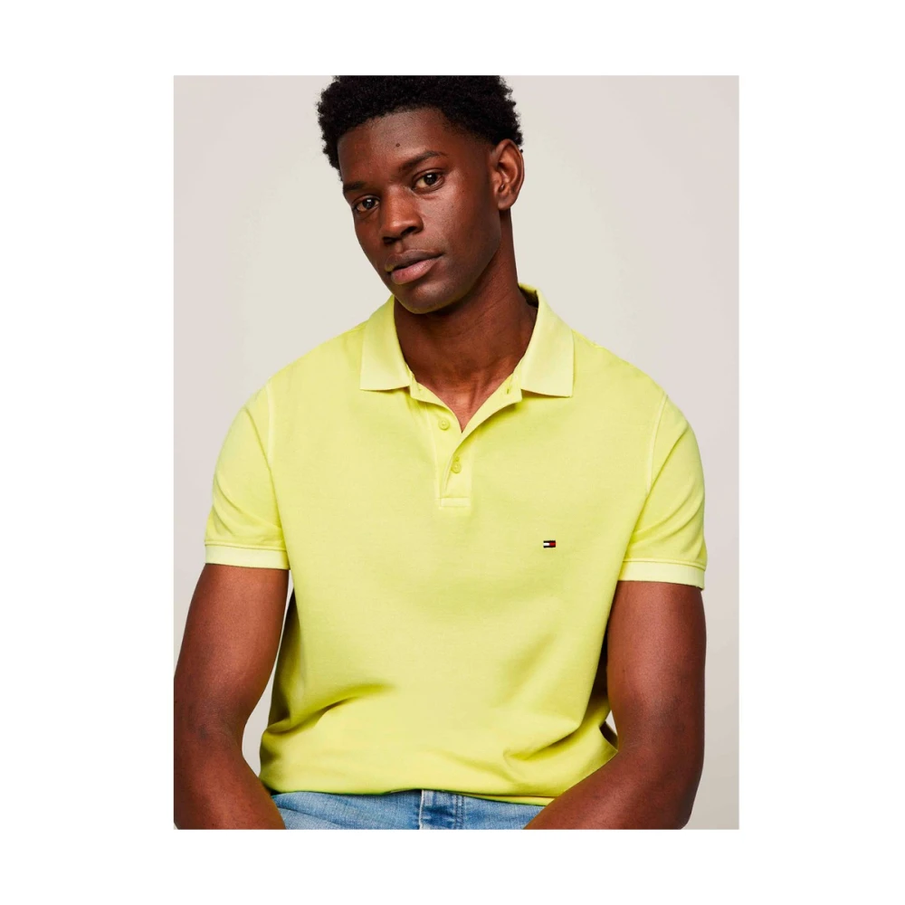 Tommy Hilfiger Polo Shirts Yellow Heren