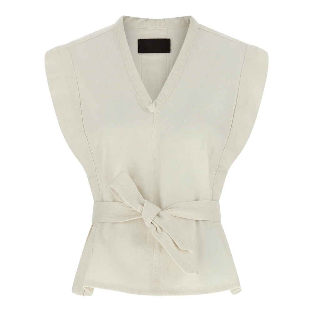 Lemaire Donna Bianco Camicette 2XS, New,