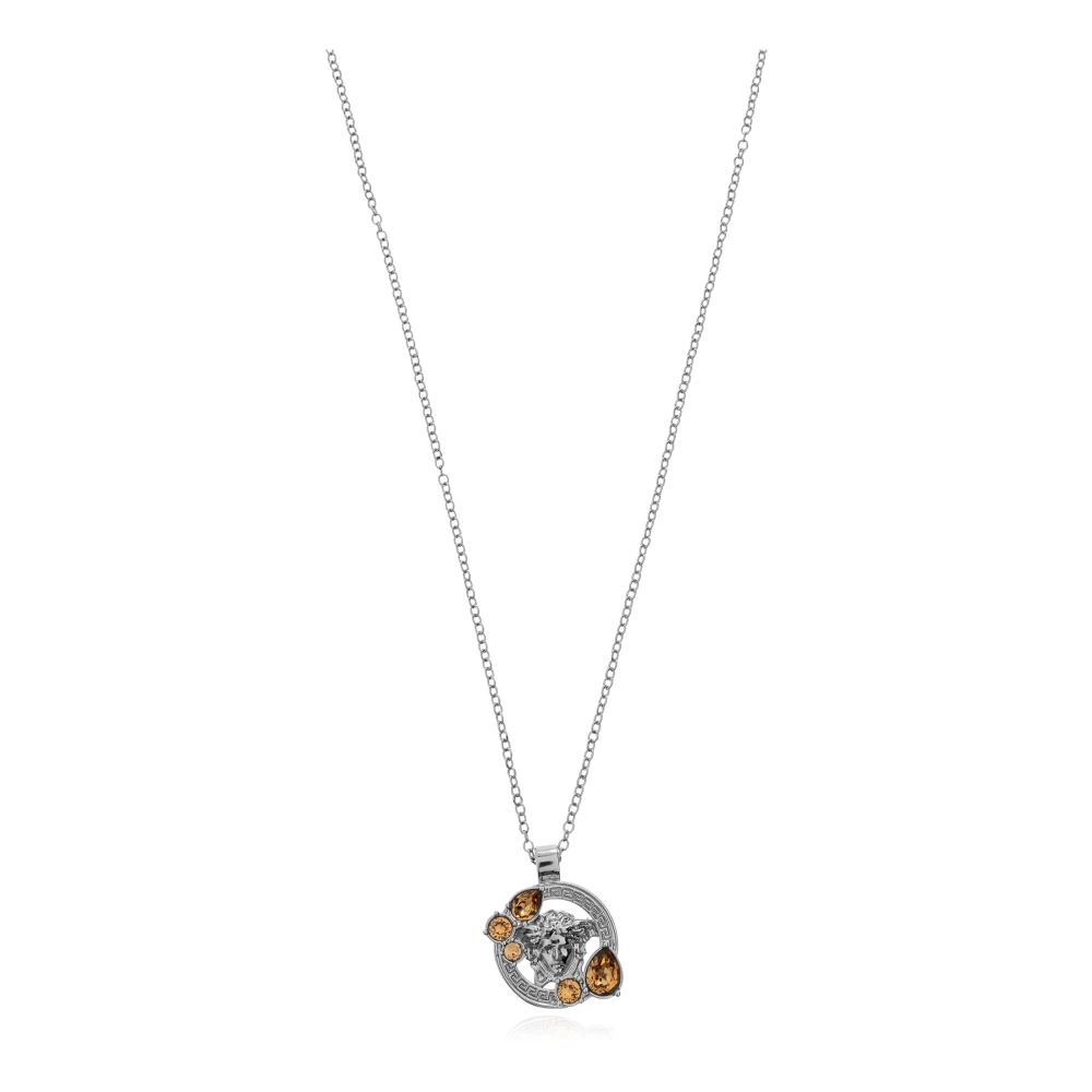 Versace Grå Medusa '95 Crystal Necklace