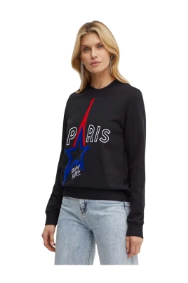 Sweatshirt med stjärnmönster
