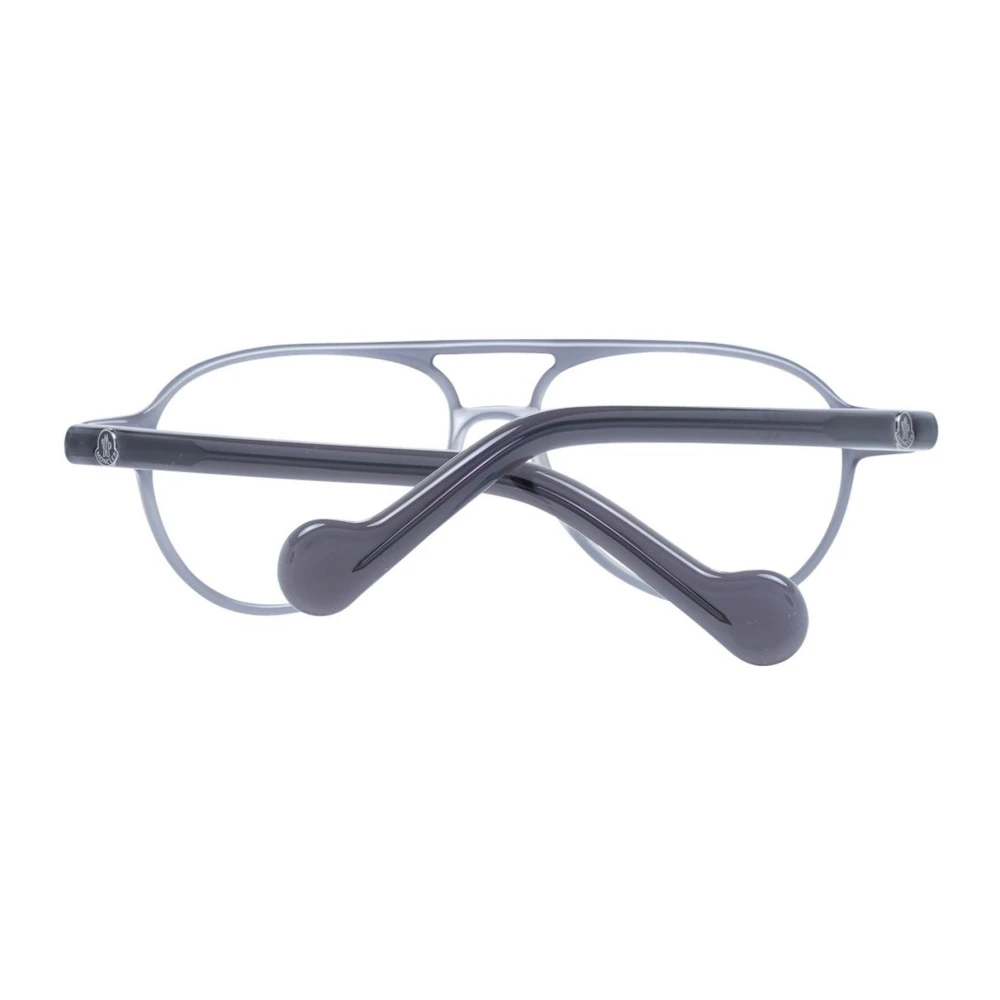 Moncler Heren Aviator Grijze Plastic Optische Frames Gray Heren