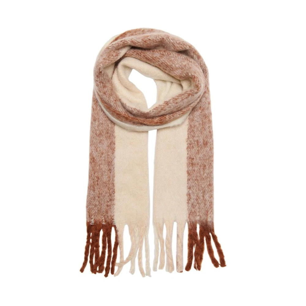 Only Winter Scarves Brown Dames