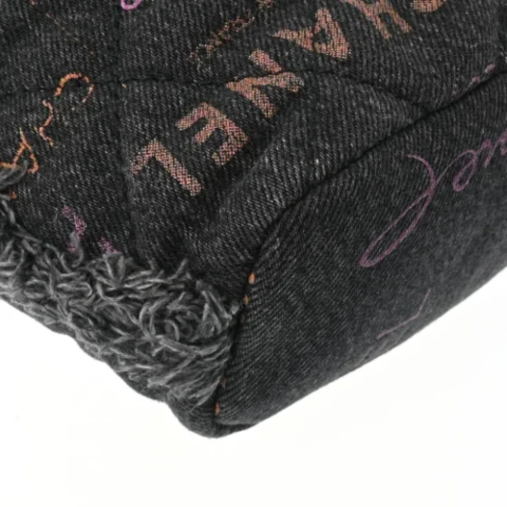 Chanel Vintage Pre-owned Denim chanel-bags Black Dames