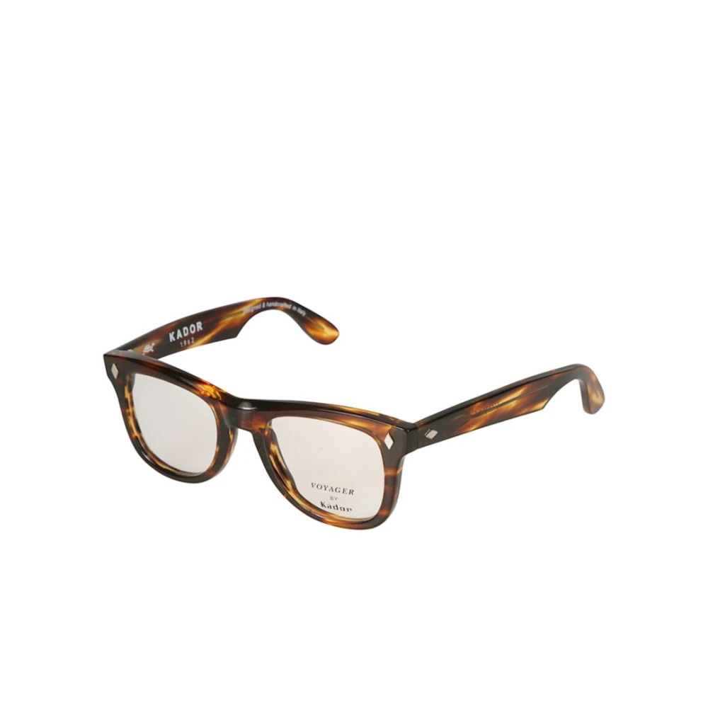 Kador Unisex Brown Voyager Glasses - Glasses - 50 Mm - Accessories