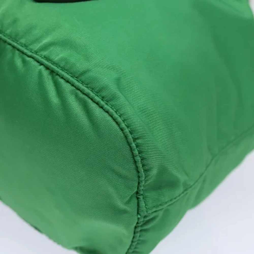 Prada Vintage Pre-owned Fabric clutches Green Dames