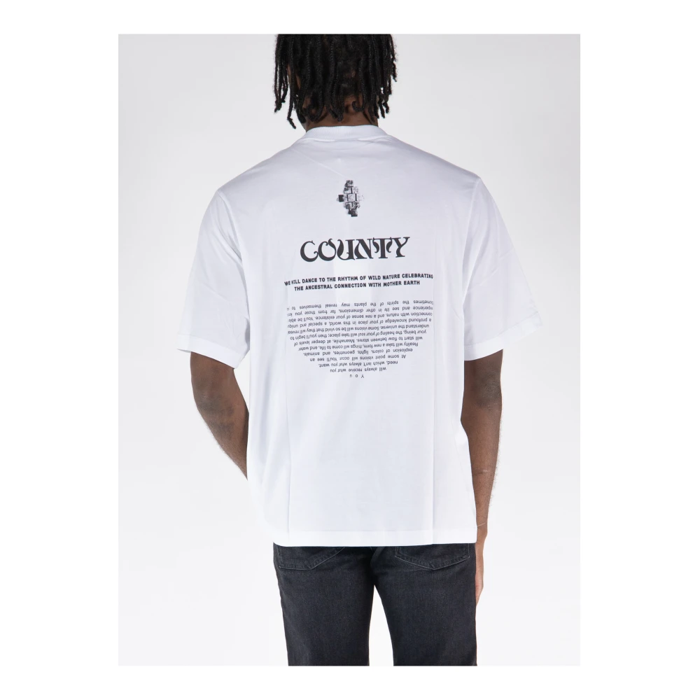 Marcelo Burlon Manifesto T-Shirt White Heren