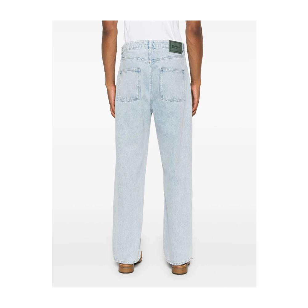 Drole de Monsieur Heldere Blauwe Jeans voor Mannen Blue Heren