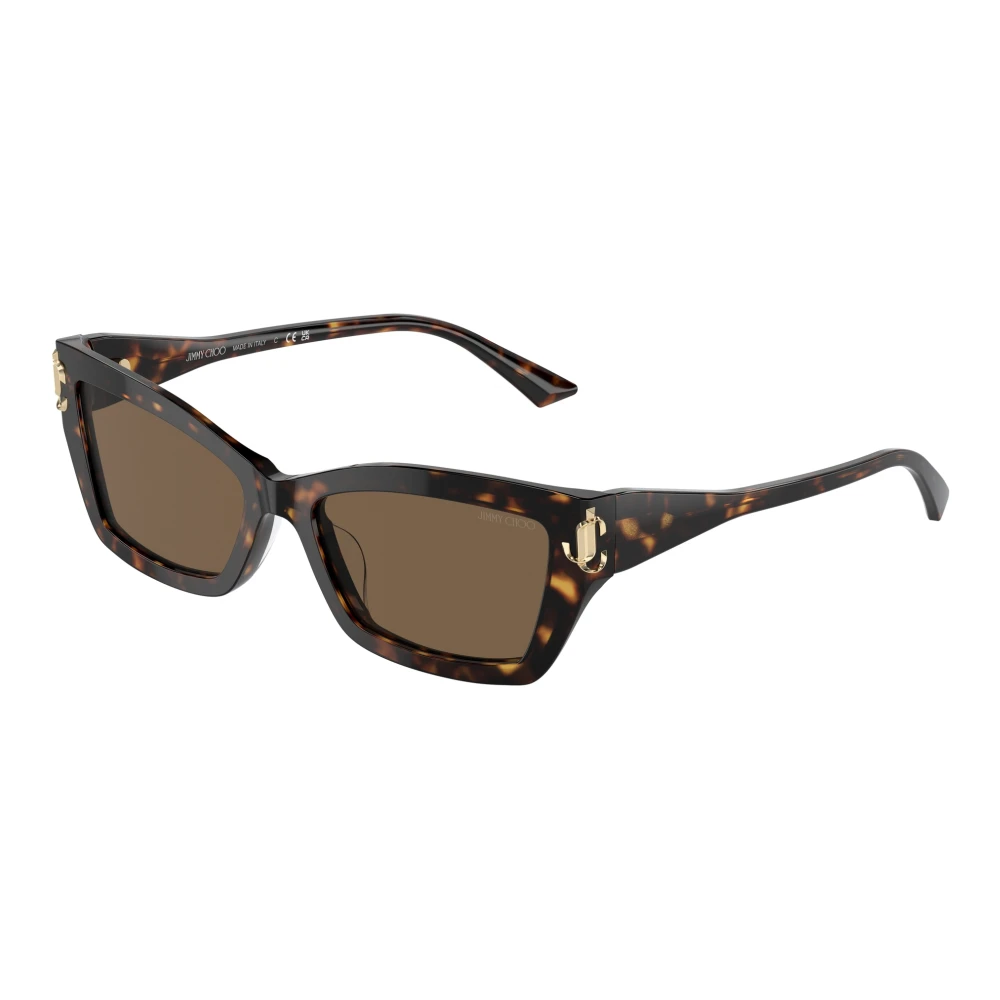 Jimmy Choo Brown Cat-Eye Sunglasses - Female - Sunglasses - 55 Mm - Accessories
