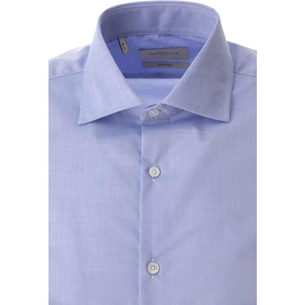 Brooksfield Formal Shirts Blue Heren