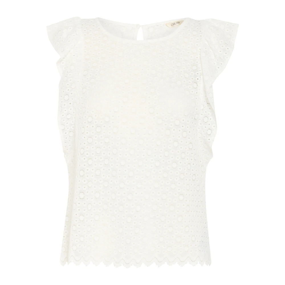 Tops > Sleeveless Tops - - Cream - Modalova