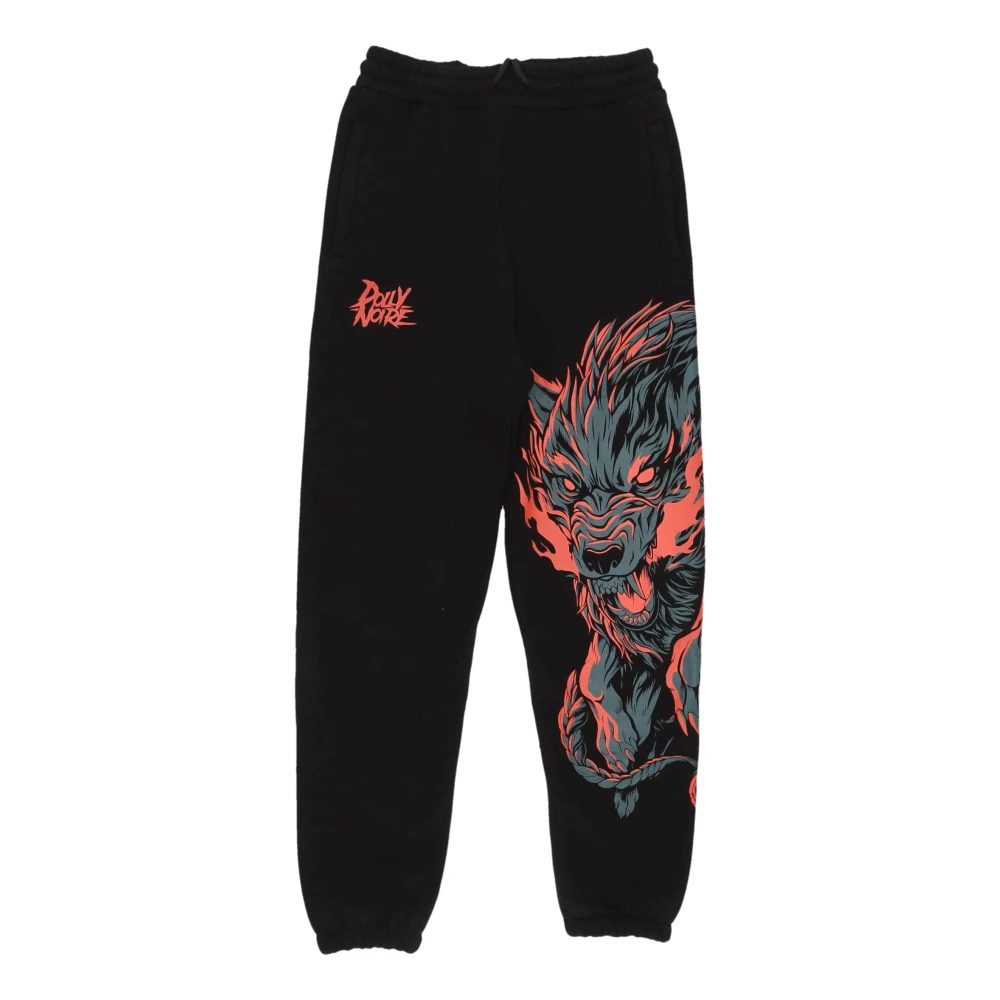 Dolly Noire Zwarte Sweatshirt Pak Broek met Zakken Black Heren