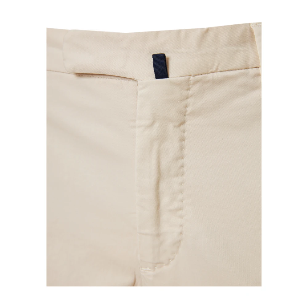 Incotex Slim-Fit Katoenen Broek Beige Heren