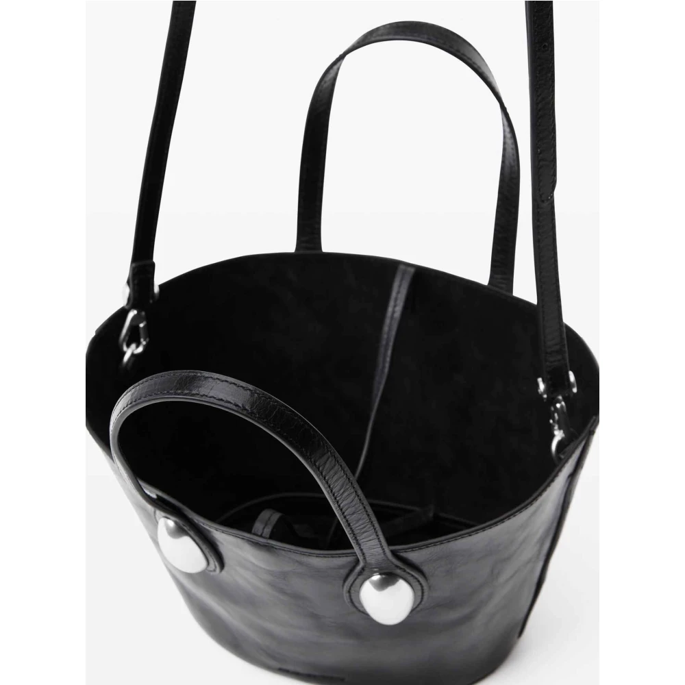 alexander wang Studded Leren Tote Tas Black Dames