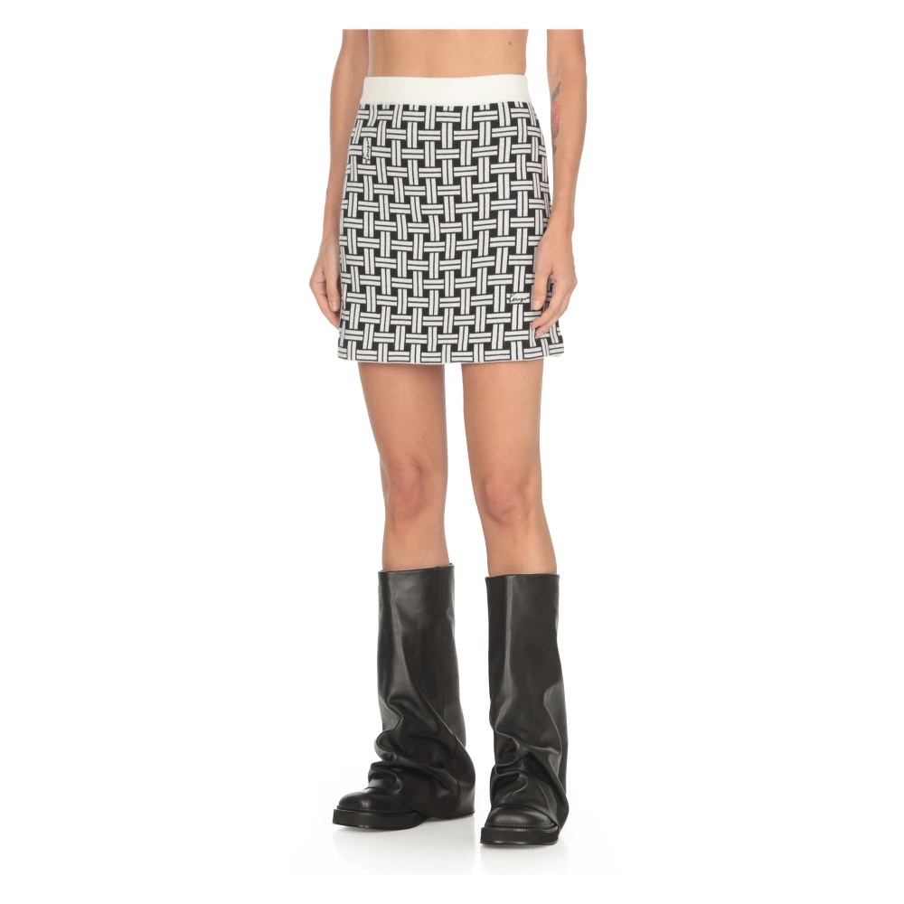 Kenzo Geborduurde witte rok voor vrouwen White Dames