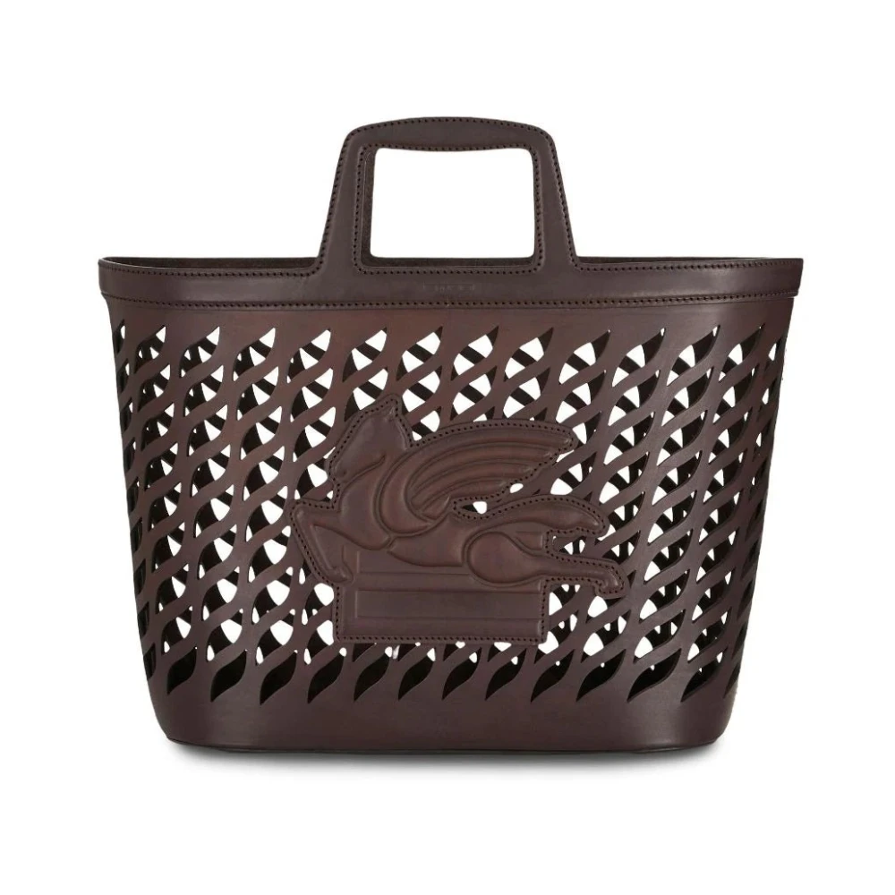 Etro Women's Brown Tote Bags, One Size, Shopping Bag