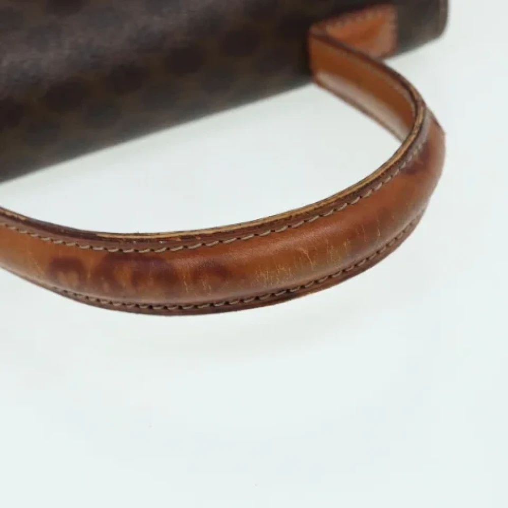 Celine Vintage Pre-owned Leather handbags Brown Dames