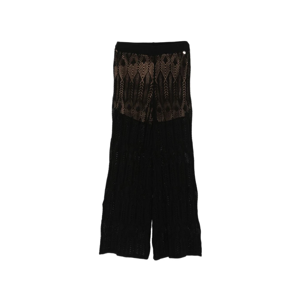Liu Jo Women's Black Lace Trousers