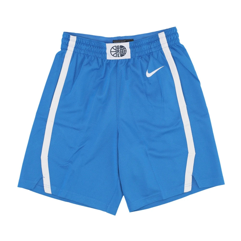 Nike Men's Blue Training, Xl, Greece Basketball Team Shorts /White
