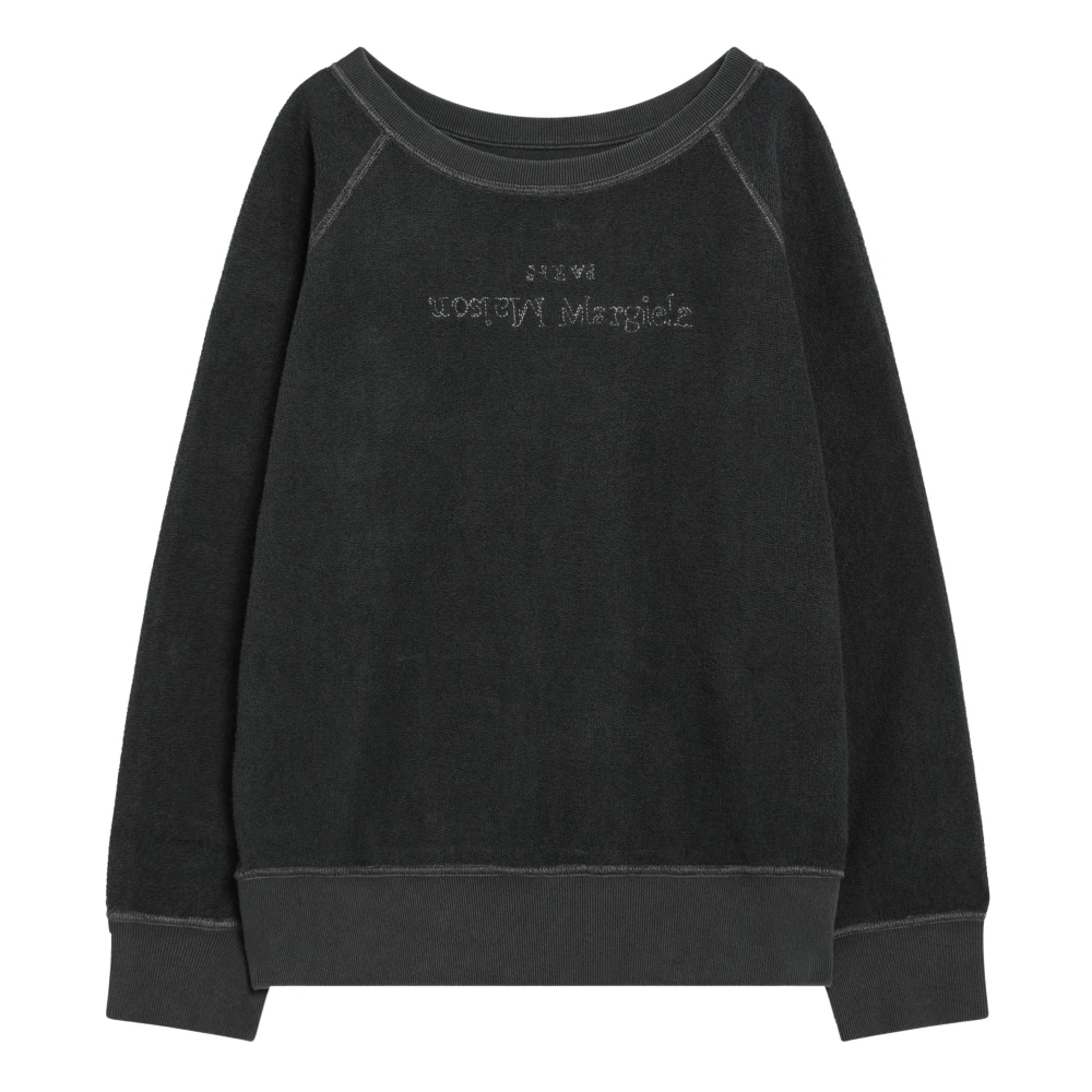 Maison Margiela Crewneck Sweatshirt Black Heren