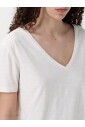 t-shirt-col-rond-jaune
