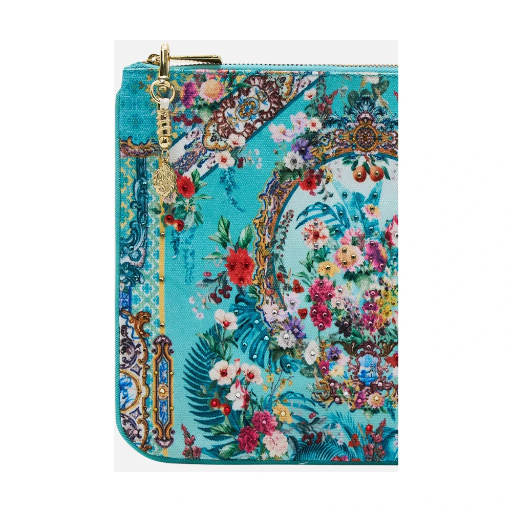 Camilla Canvas Clutch Gardens of Queluz Blue Dames