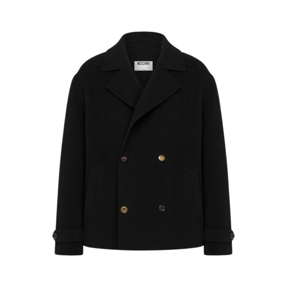 Moschino Men's Black Laurel Crown Jacket