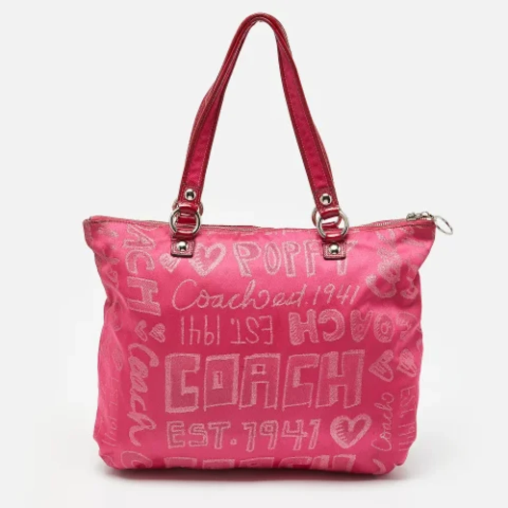 Coach Pre-owned Canvas totes Pink Dames