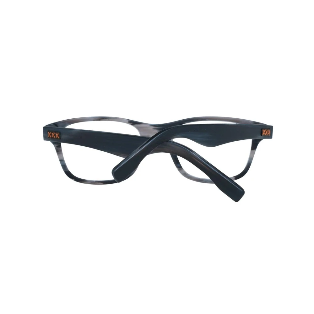 Ermenegildo Zegna Grijze Trapezium Optische Frames Gray Heren