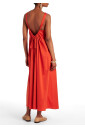 robe-orange-a-line-en-coton