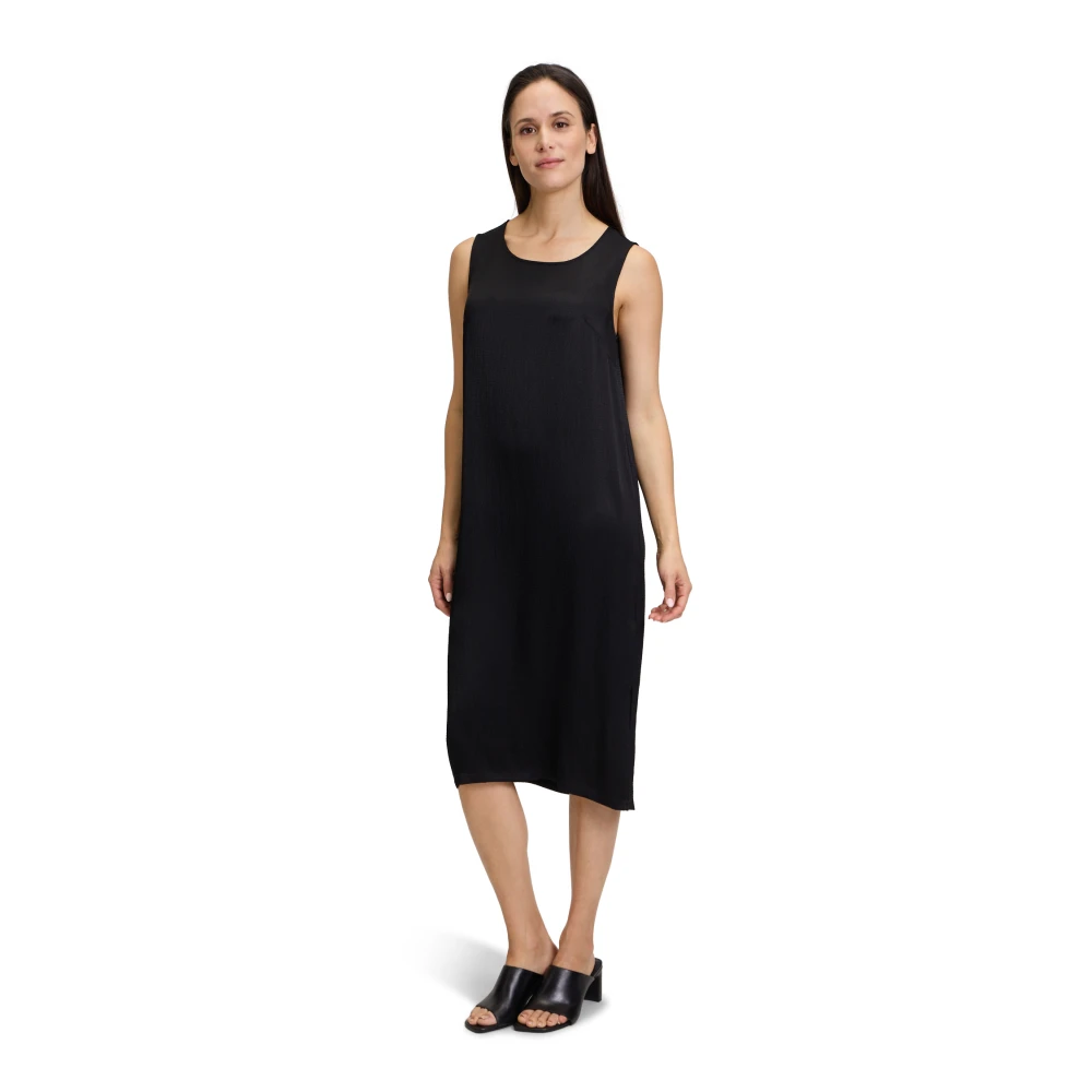 Betty & Co Bloemen zomerjurk Black Dames