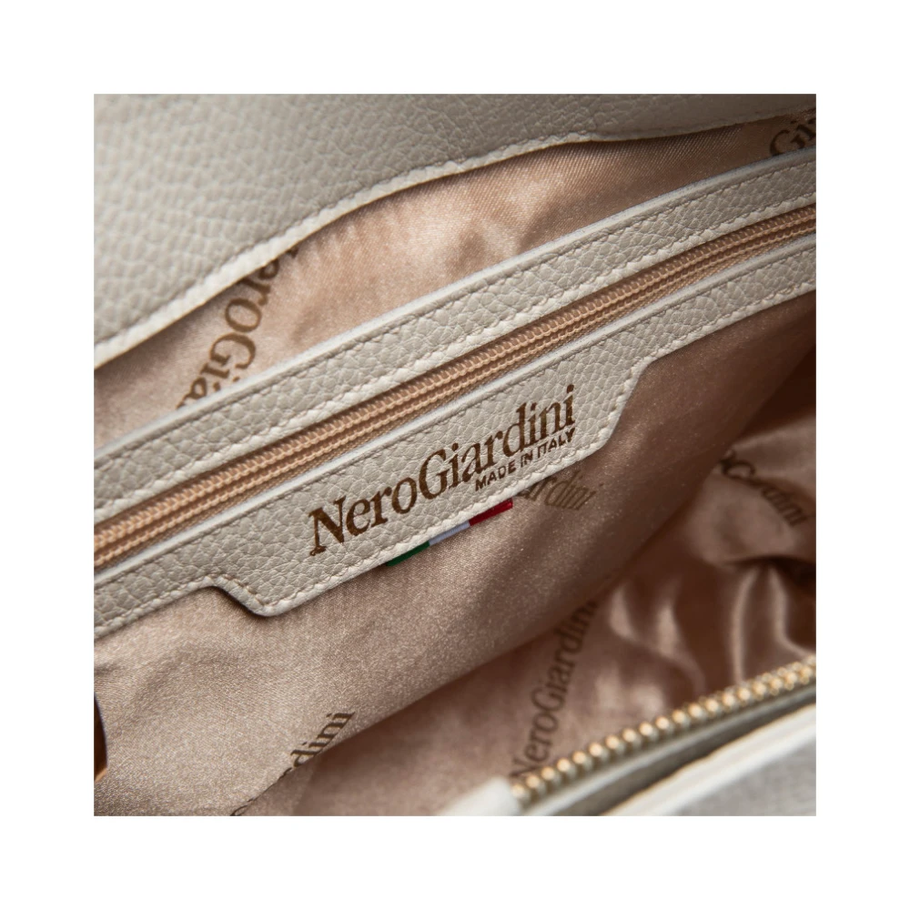 Nerogiardini Schoudertas in Latte Kleur Beige Dames