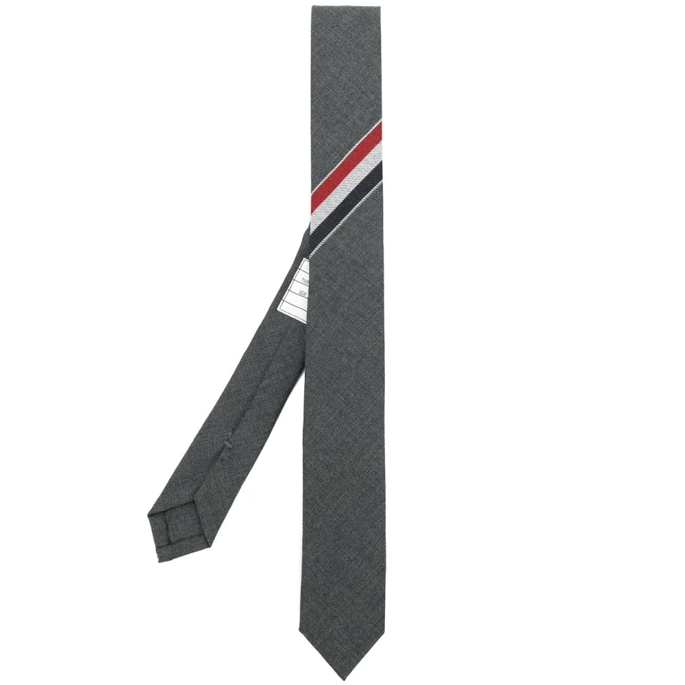 Thom Browne Wollen Stropdas met RWB Design Gray Heren