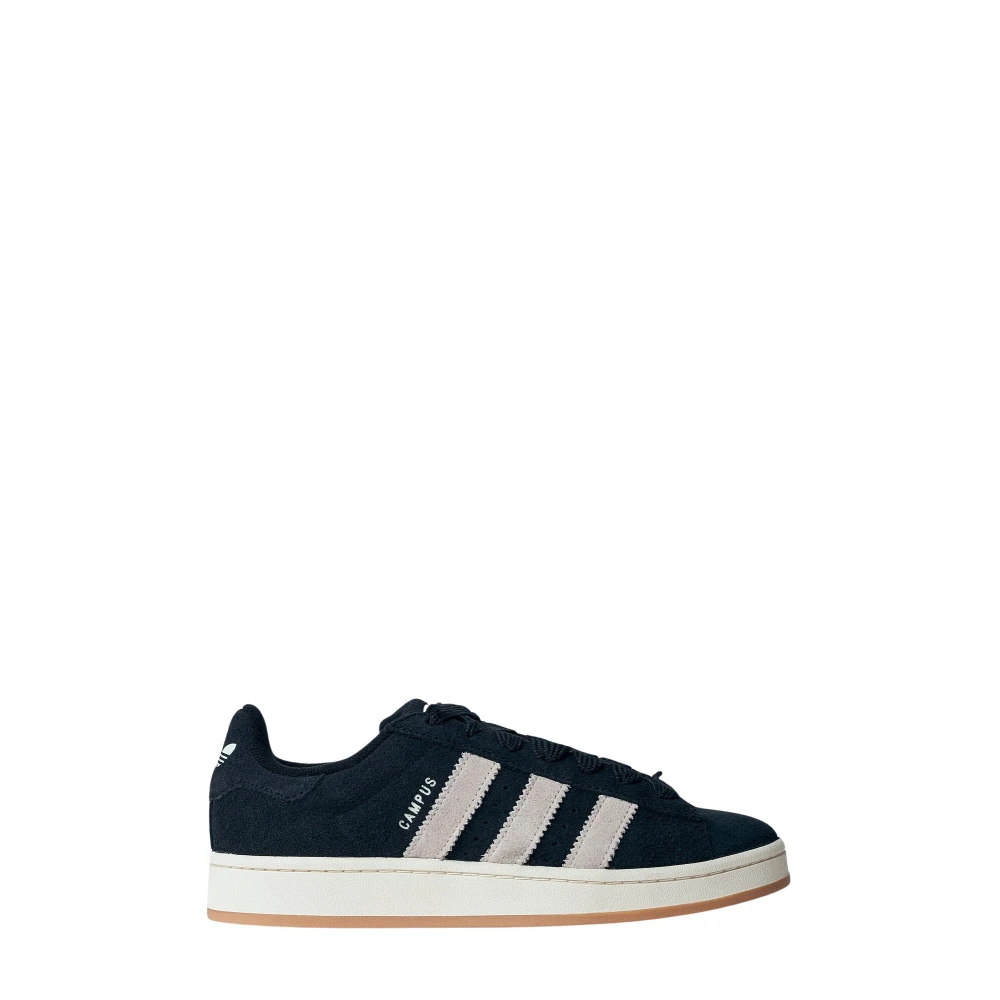 Adidas Suede Campus Sneakers med Logo Motif Black, Herr