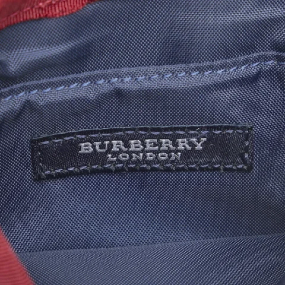 Burberry Vintage Pre-owned Canvas shoulder-bags Blue Dames