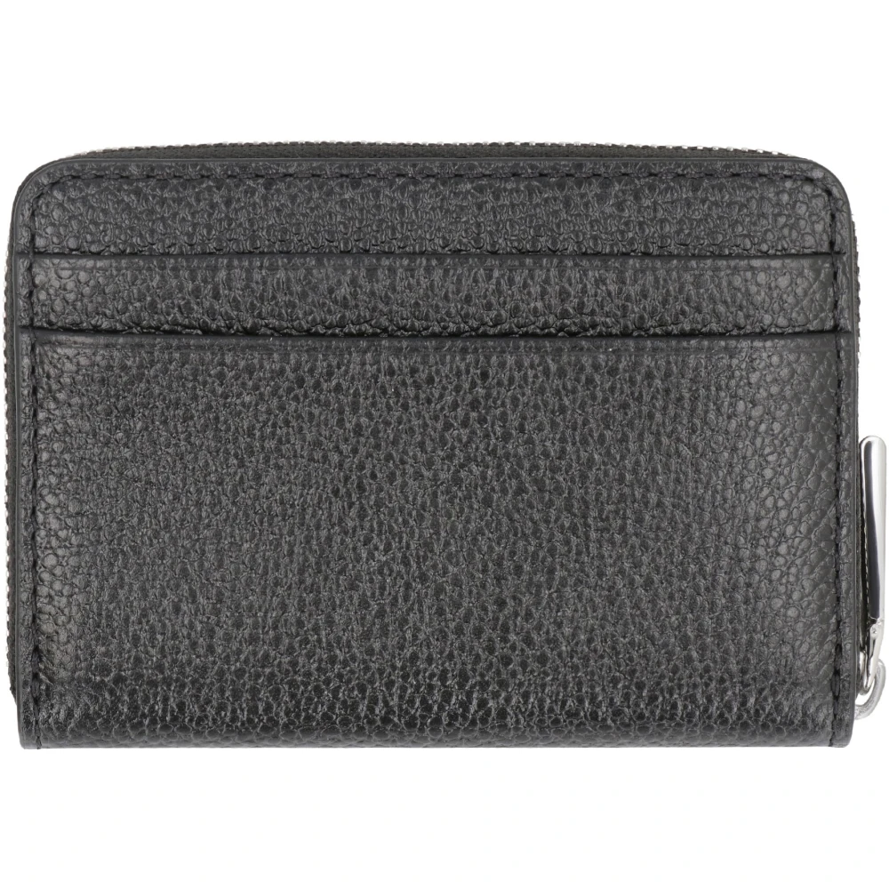Michael Kors Portemonnee van Gegranuleerd Leder met Rits Black Dames