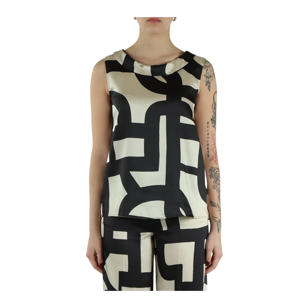 Emme Di Marella Donna Multicolor Top, E, Xl, New,