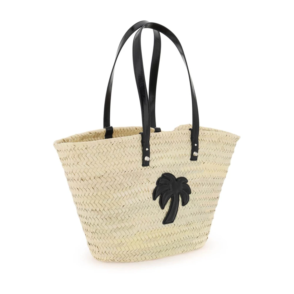Palm Angels Tote Bags Beige Dames