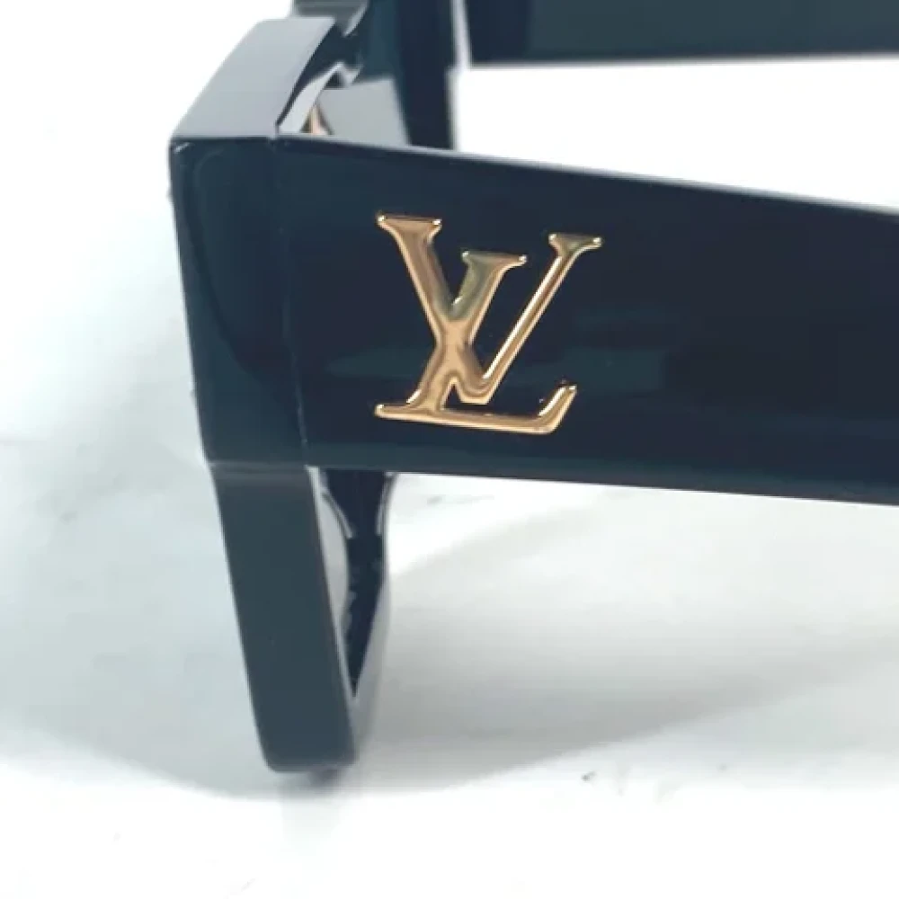 Louis Vuitton Vintage Pre-owned Fabric sunglasses Black Dames