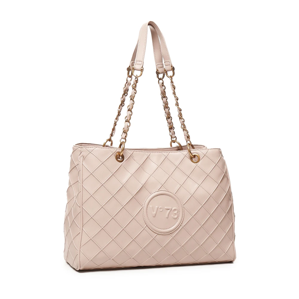 V73 Kettinghandvat Winkelmandje Naakt Beige Dames