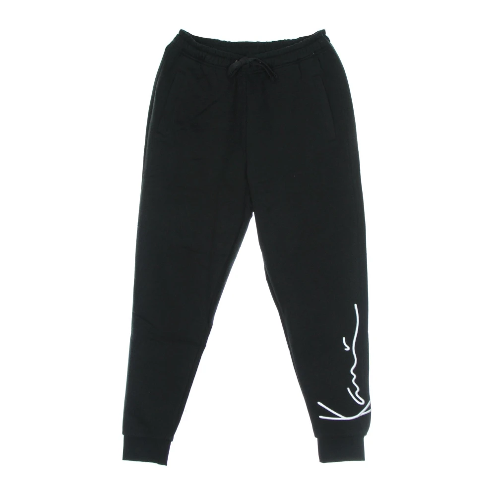 Karl Kani Women's Black Sweatpants, S, Fleece Tracksuit Joggers