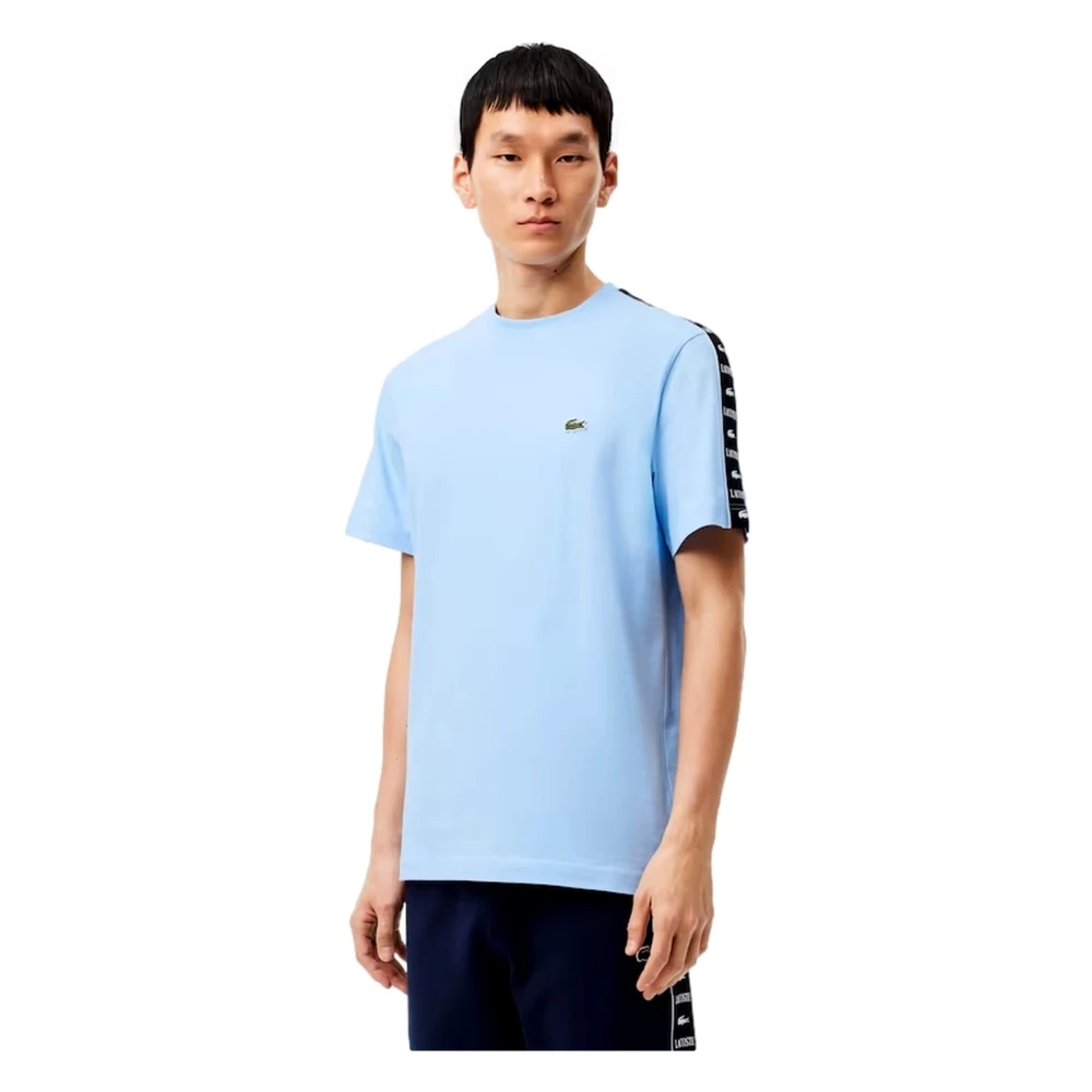 Lacoste Celeste Tappered Tee Shirt Blue Heren