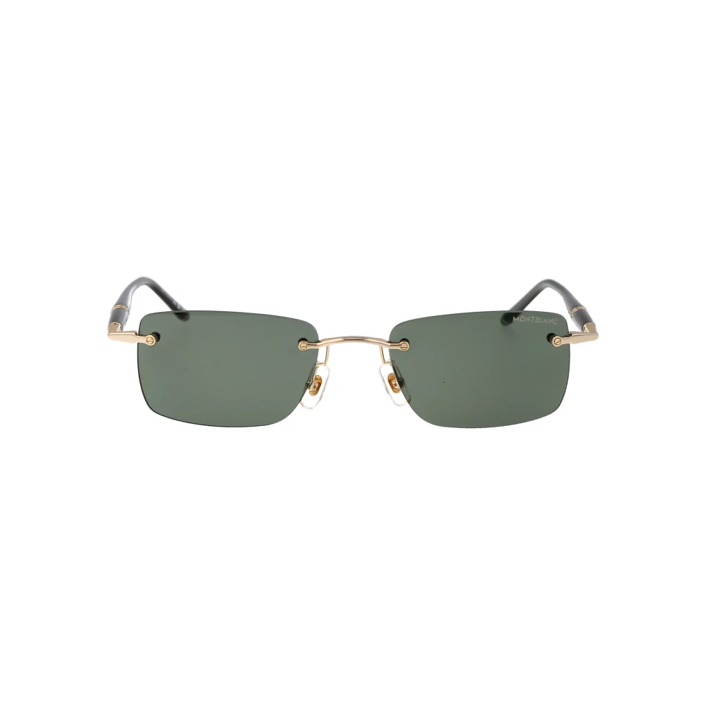 Montblanc Men's Yellow Mb0344s Sunglasses - Sunglasses - 54 Mm - Accessories