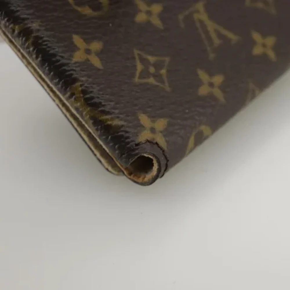 Louis Vuitton Vintage Pre-owned Canvas wallets Brown Dames