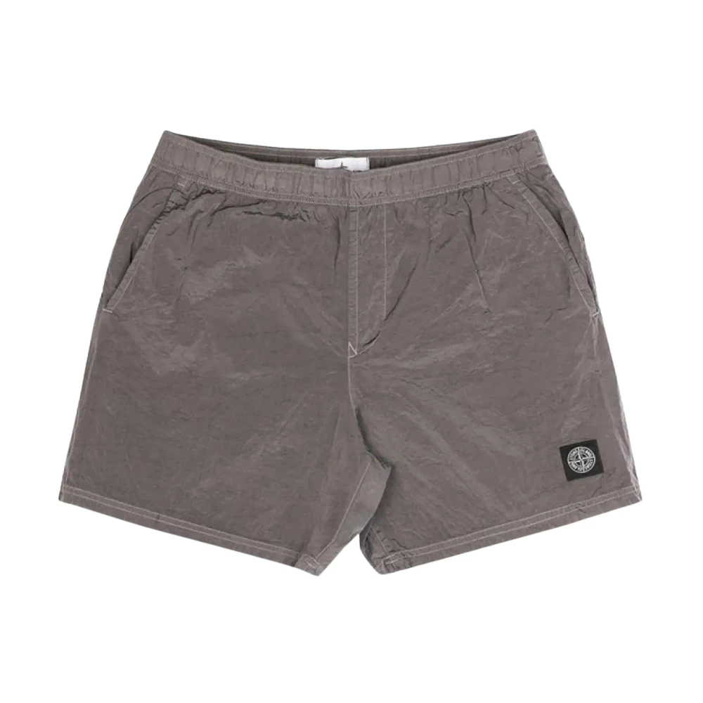 Stone Island Kompas Logo Zwemshorts 'Dove Grey' Gray Heren